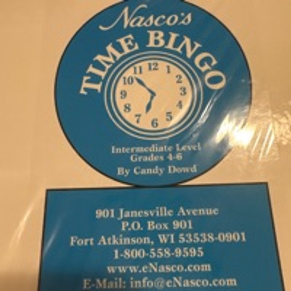 Unisex Nasco Time Bingo Game - One Size - White/Blue - Picture 2 of 3